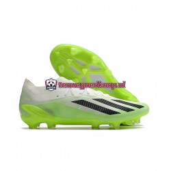 Voetbalschoenen Adidas X23 .1 FG Wit Groente Zwart