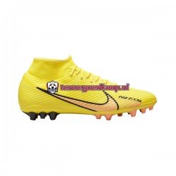 Voetbalschoenen Nike Air Zoom Mercurial Superfly IX Academy AG AG Lucent Roze Geel