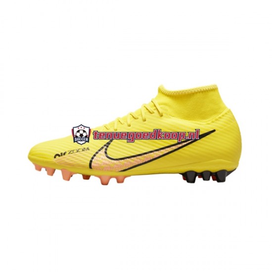 Voetbalschoenen Nike Air Zoom Mercurial Superfly IX Academy AG AG Lucent Roze Geel