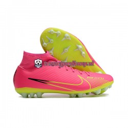 Voetbalschoenen Nike Air Zoom Mercurial Superfly IX Academy AG Roze Groente