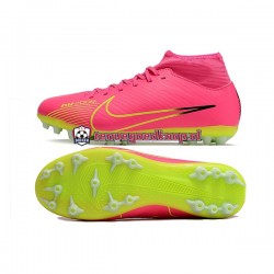 Voetbalschoenen Nike Air Zoom Mercurial Superfly IX Academy AG Roze Groente