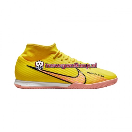 Voetbalschoenen Nike Air Zoom Mercurial Superfly IX Academy IC Halle Lucent Roze Geel