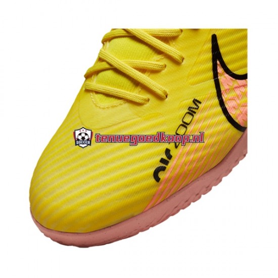 Voetbalschoenen Nike Air Zoom Mercurial Superfly IX Academy IC Halle Lucent Roze Geel