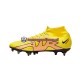 Voetbalschoenen Nike Air Zoom Mercurial Superfly IX Academy SG Pro Lucent AC Roze Geel