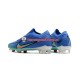 Voetbalschoenen Nike Air Zoom Mercurial Superfly IX Elite FG Blauw Groente