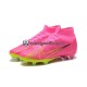 Voetbalschoenen Nike Air Zoom Mercurial Superfly IX Elite FG Rood Groente