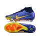 Voetbalschoenen Nike Air Zoom Mercurial Superfly IX Elite SG Blauw Geel