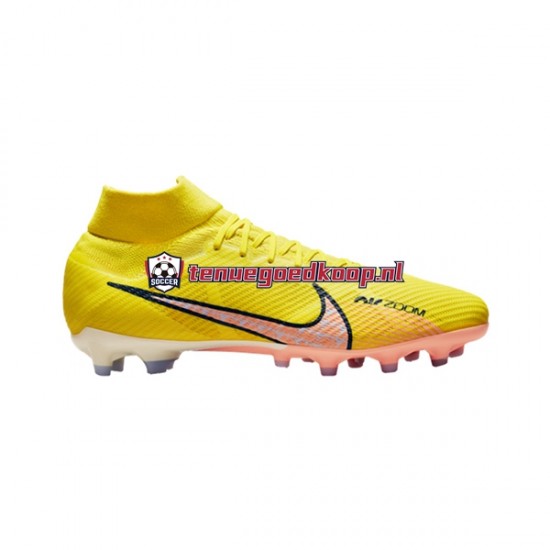 Voetbalschoenen Nike Air Zoom Mercurial Superfly IX Pro AG Pro AG Pro Lucent Roze Geel