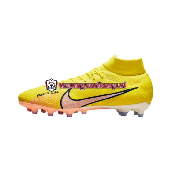 Voetbalschoenen Nike Air Zoom Mercurial Superfly IX Pro AG Pro AG Pro Lucent Roze Geel