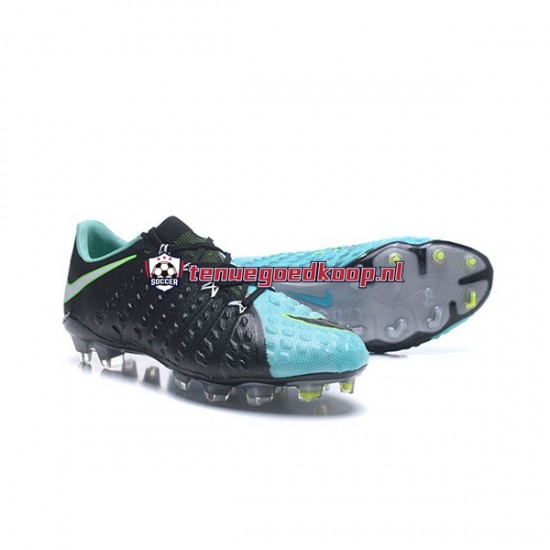 Voetbalschoenen Nike HyperVenom Phantom III Elite FG Blauw Zwart