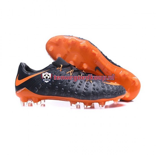 Voetbalschoenen Nike HyperVenom Phantom III Elite FG Oranje Zwart