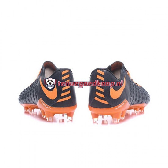 Voetbalschoenen Nike HyperVenom Phantom III Elite FG Oranje Zwart