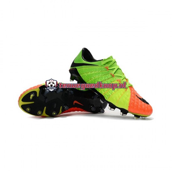 Voetbalschoenen Nike HyperVenom Phantom III Elite FG Oranje Groente