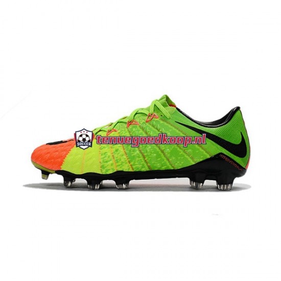 Voetbalschoenen Nike HyperVenom Phantom III Elite FG Oranje Groente