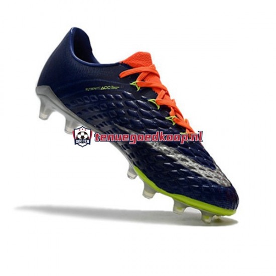 Voetbalschoenen Nike HyperVenom Phantom III Elite FG Oranje Blauw