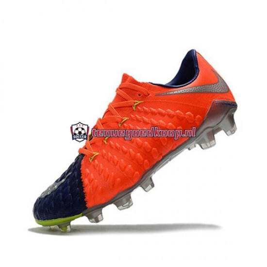 Voetbalschoenen Nike HyperVenom Phantom III Elite FG Oranje Blauw