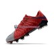 Voetbalschoenen Nike HyperVenom Phantom III Elite FG Rood Grijs