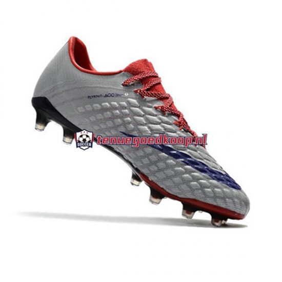 Voetbalschoenen Nike HyperVenom Phantom III Elite FG Rood Grijs