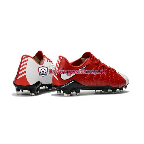 Voetbalschoenen Nike HyperVenom Phantom III Elite FG Rood Wit