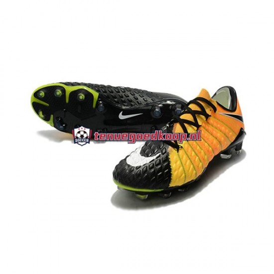 Voetbalschoenen Nike HyperVenom Phantom III Elite FG Geel Zwart