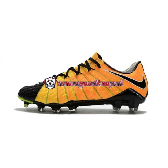 Voetbalschoenen Nike HyperVenom Phantom III Elite FG Geel Zwart