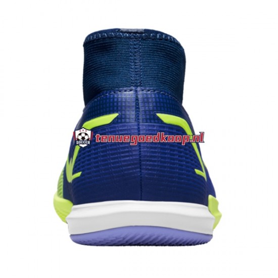 Voetbalschoenen Nike Mercurial Superfly VIII Recharge Academy IC Blauw Geel