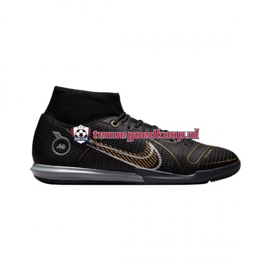 Voetbalschoenen Nike Mercurial Superfly VIII Shadow Academy IC Zwart