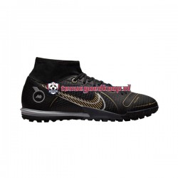 Voetbalschoenen Nike Mercurial Superfly VIII Shadow Academy TF Zwart