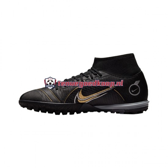 Voetbalschoenen Nike Mercurial Superfly VIII Shadow Academy TF Zwart