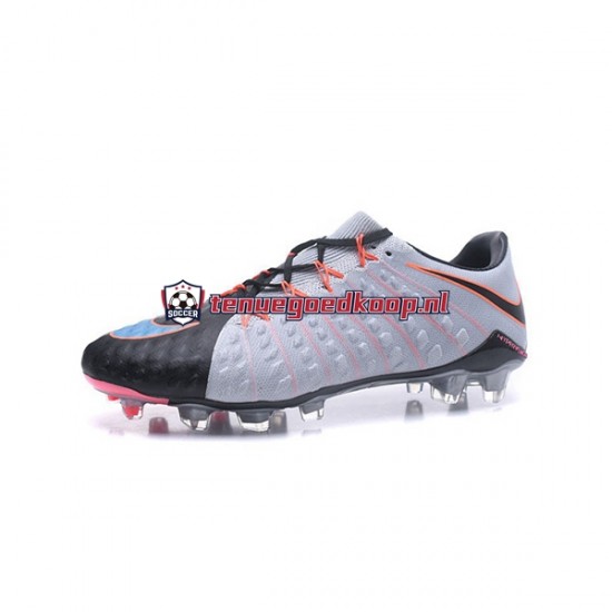 Voetbalschoenen Nike Neymar HyperVenom Phantom 3 Elite FG Grijs Zwart