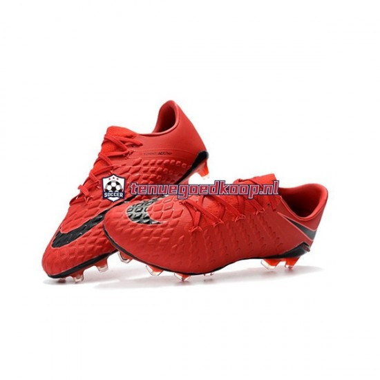 Voetbalschoenen Nike Neymar HyperVenom Phantom 3 Elite FG Rood Zwart