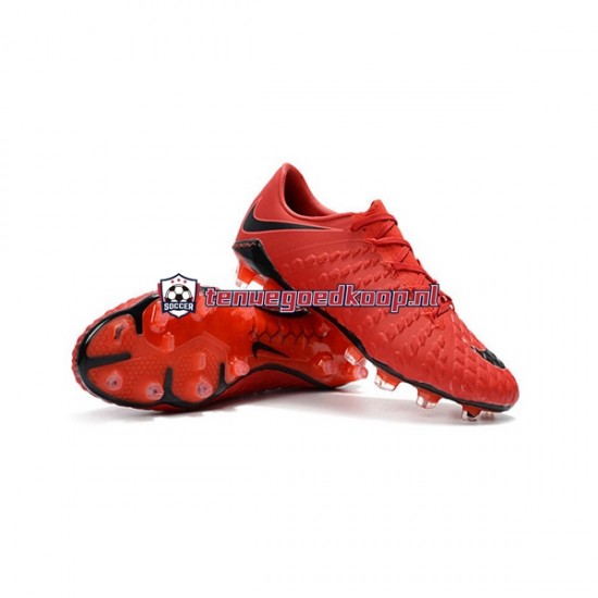 Voetbalschoenen Nike Neymar HyperVenom Phantom 3 Elite FG Rood Zwart