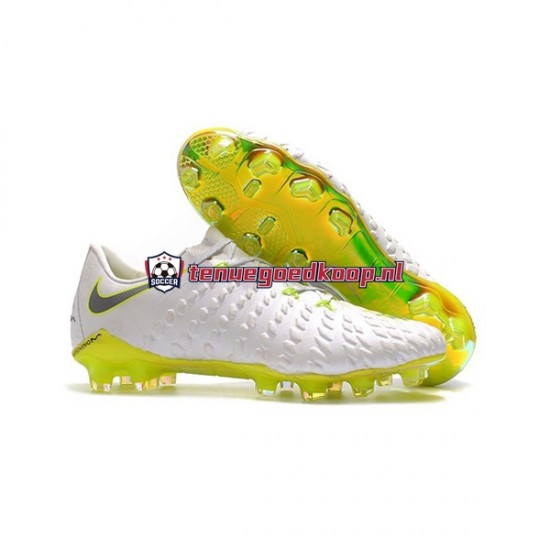 Voetbalschoenen Nike Neymar HyperVenom Phantom 3 Elite FG Grijs Wit