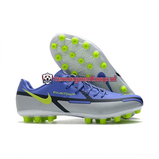 Voetbalschoenen Nike Phantom GT2 AG Blauw Wit Groente