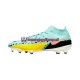 Voetbalschoenen Nike Phantom GT2 Academy DF FGMG Lucent Blauw Geel