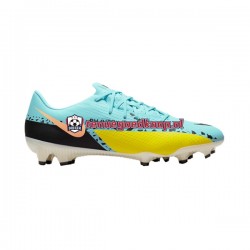 Voetbalschoenen Nike Phantom GT2 Academy FGMG Lucent Blauw Geel