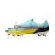 Voetbalschoenen Nike Phantom GT2 Academy FGMG Lucent Blauw Geel