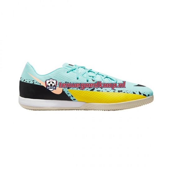 Voetbalschoenen Nike Phantom GT2 Academy IC Halle Lucent Blauw Geel