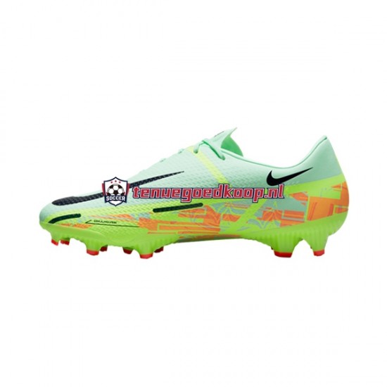 Voetbalschoenen Nike Phantom GT2 Bonded Academy FGMG Blauw Groente