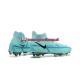 Voetbalschoenen Nike Phantom GT2 Dynamic Fit Elite FG Blauw Groente