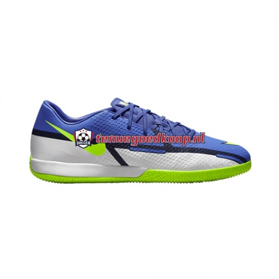 Voetbalschoenen Nike Phantom GT2 Recharge Academy IC Halle Grijs Blauw Geel