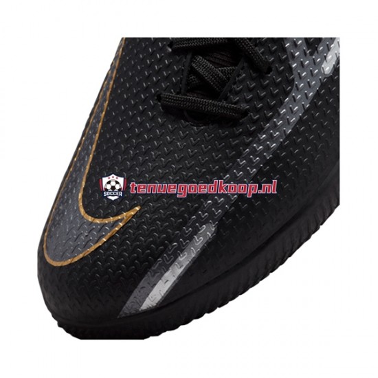 Voetbalschoenen Nike Phantom GT2 Shadow Academy DF IC Halle Zwart