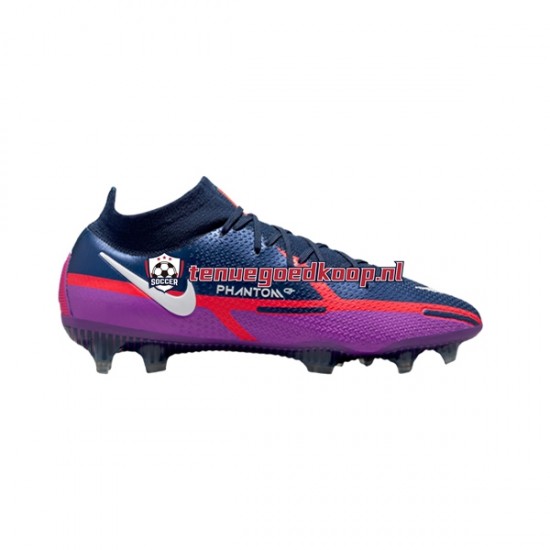 Voetbalschoenen Nike Phantom GT2 UV Elite DF FG Paars Rood Blauw