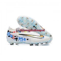 Voetbalschoenen Nike Phantom GX Elite FG Blauw Geel Wit