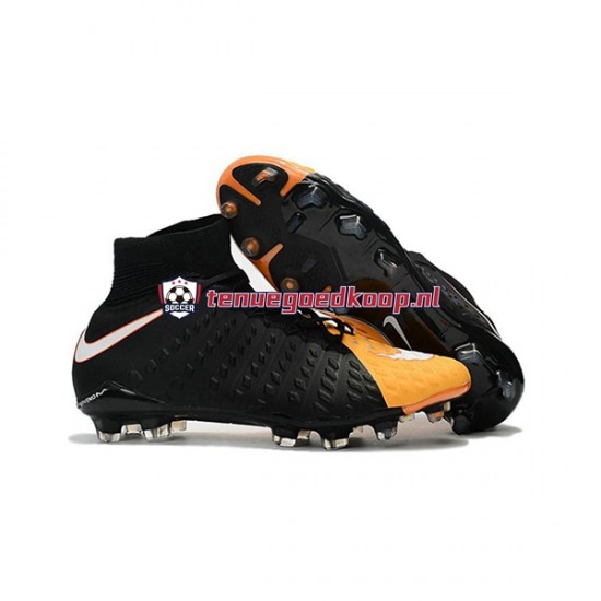 Voetbalschoenen Nike Phantom Hypervenom 3 Elite DF FG Oranje Zwart