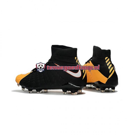 Voetbalschoenen Nike Phantom Hypervenom 3 Elite DF FG Oranje Zwart