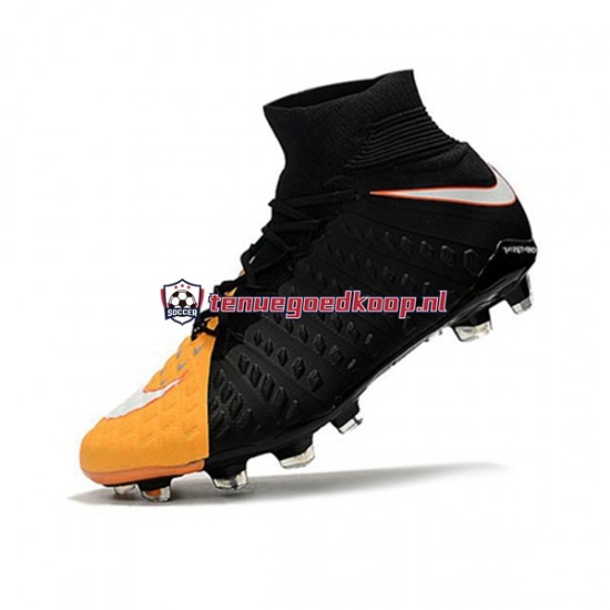 Voetbalschoenen Nike Phantom Hypervenom 3 Elite DF FG Oranje Zwart