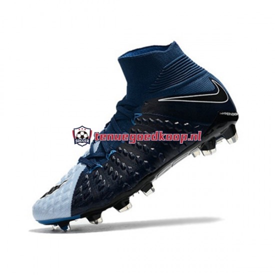 Voetbalschoenen Nike Phantom Hypervenom 3 Elite DF FG Wit Zwart