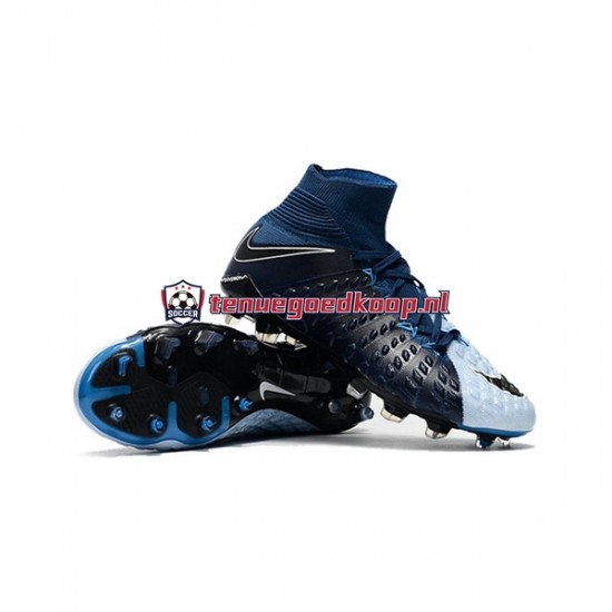 Voetbalschoenen Nike Phantom Hypervenom 3 Elite DF FG Wit Zwart