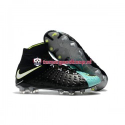 Voetbalschoenen Nike Phantom Hypervenom 3 Elite DF FG Blauw Zwart